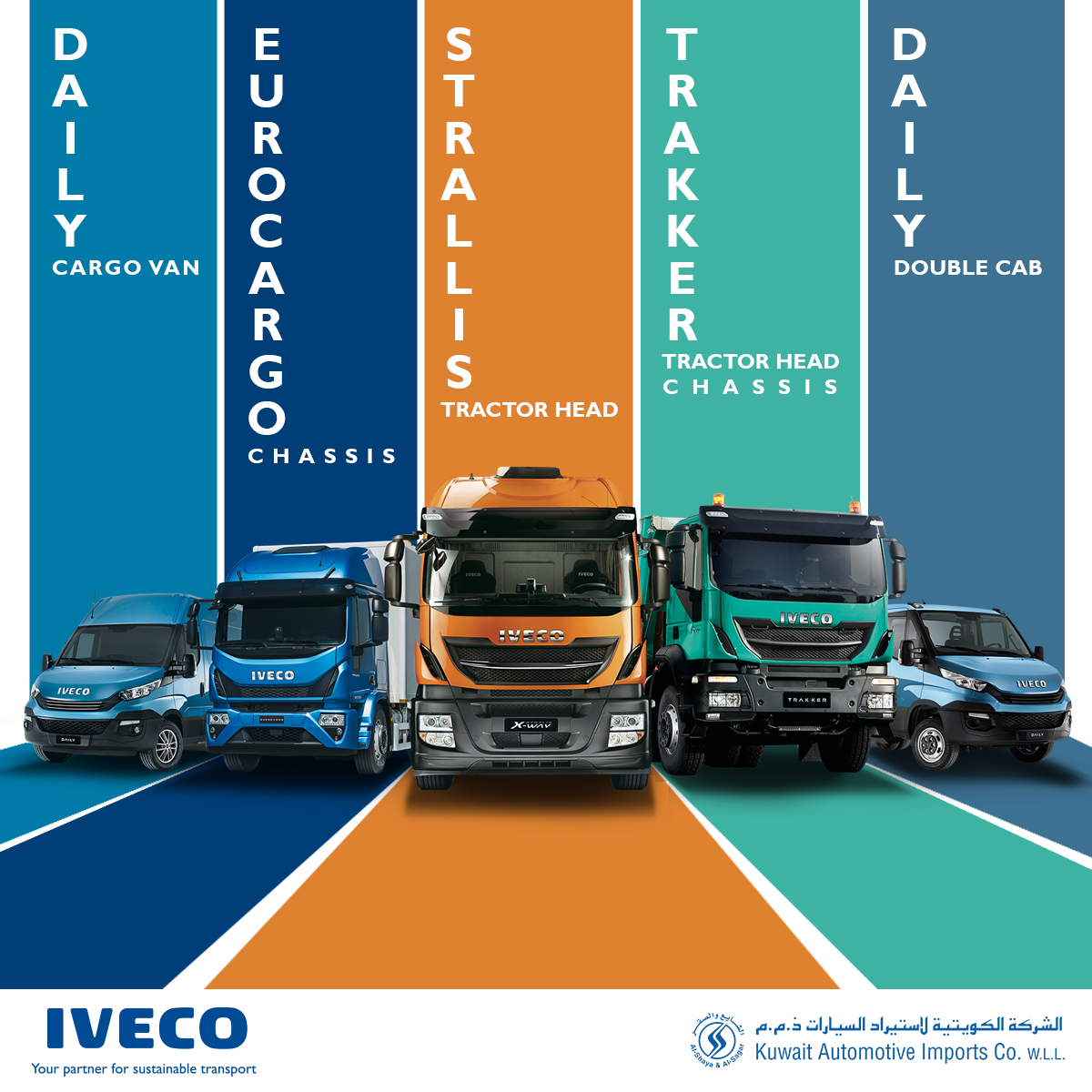 It's strong, tough, productive, and flexible it's IVECO! Kuwait