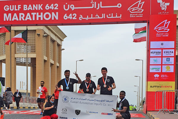 KAICO team's heroes were present in Gulf Bank 642 Marathon