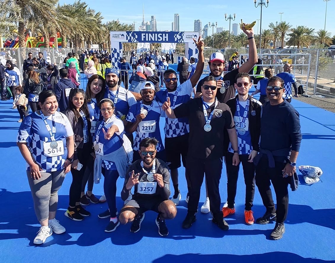 KAICO Champions participated in the NBK Marathon to achieve new goals together